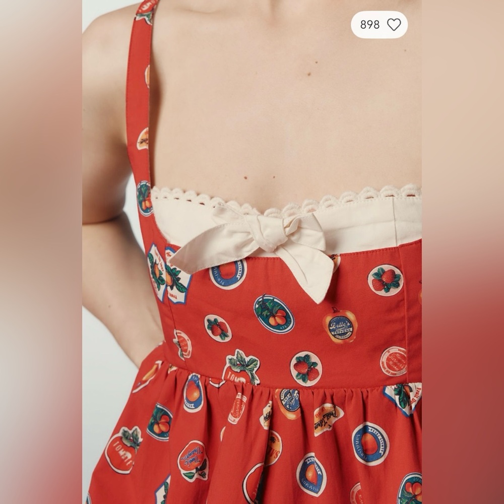 NWT Maeve x Anthropologie Sleeveless Layered Babydoll Romper | M - Picture 3 of 13